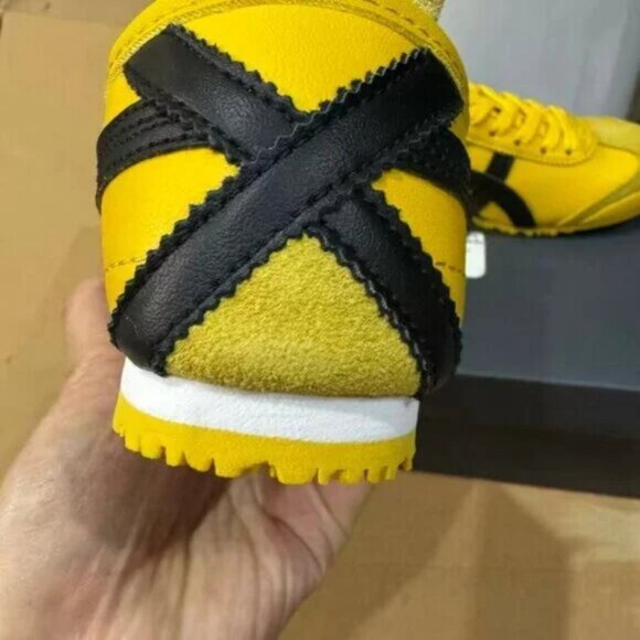 Onitsuka Tiger By Asics Mexico 66 Yellow Black Sneakers - Picture 5 of 6